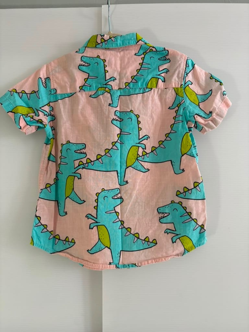 Next Boys Dinosaur Print Button-down | size 3-4 years - Picture 3 of 8